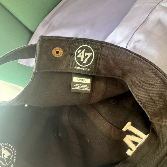 Los Angeles Dodgers hat - black - one size - gently worn - Picture 3 of 4